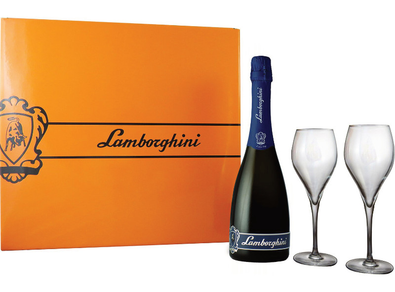 Lamborghini Wine - Geschenkbox Schaumwein Extra Dry